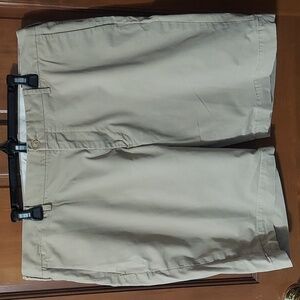 Polo By Ralph Lauren Classic Men's Beige Flat Front Shorts